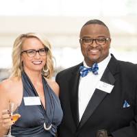 Staci and Brian Redd at the reception